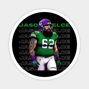 Jason Kelce, clad in his Eagles jersey Magnet